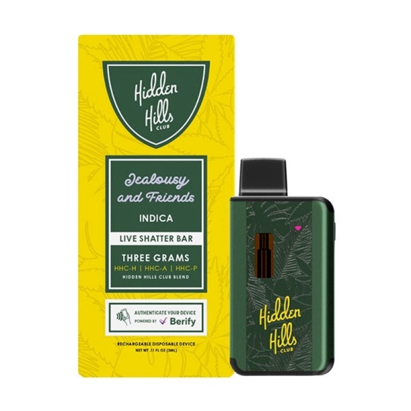 jealousy and friends hidden hills live shatter hhc blend