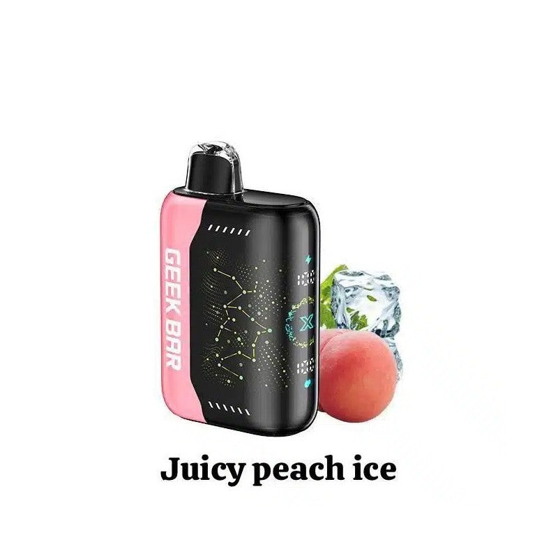 juicy peach ice geek bar pulse x 25k