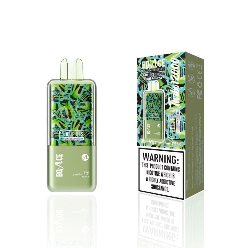 kiwi passion fruit guava bounce turbo 12000