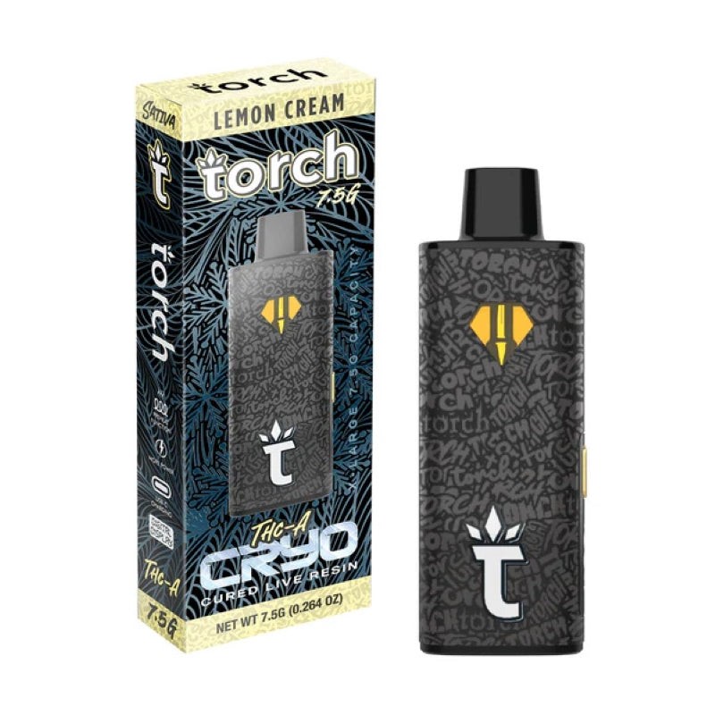 torch cryo thc a cured live resin lemon cream