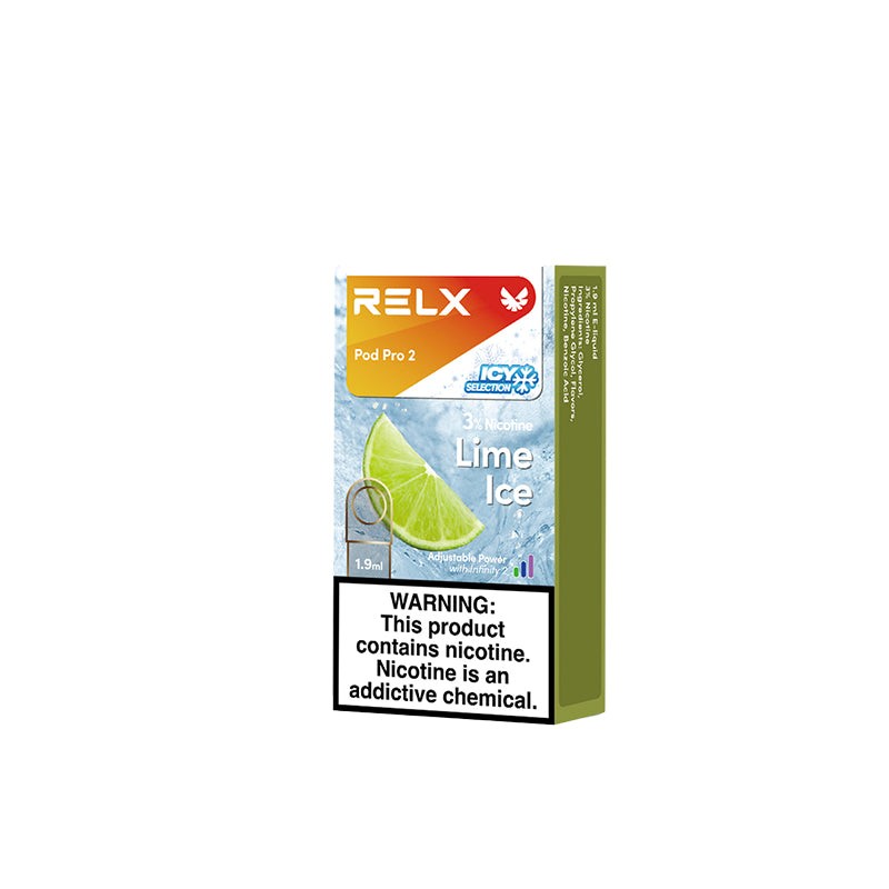 lime ice relx pod pro 2 pod cartridge