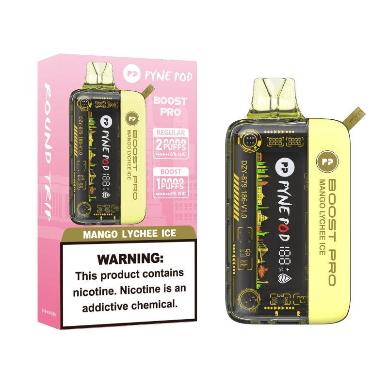 mango lychee ice pyne pod boost pro 20000