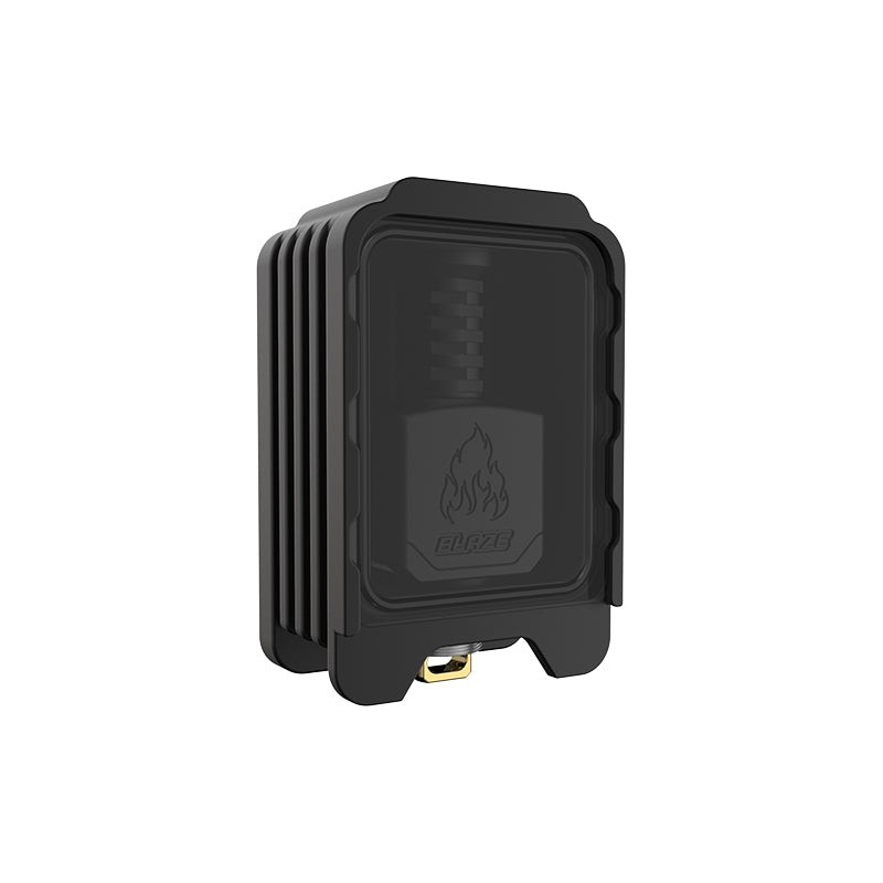 matte black thunderhead creations blaze bridge single glass sliding boro tank