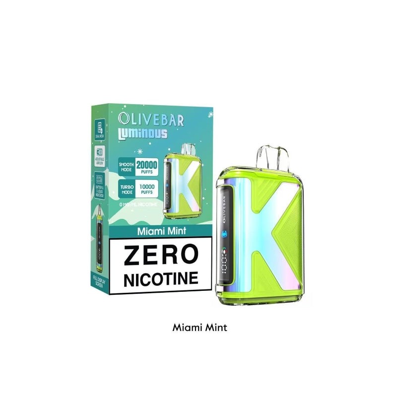 miami mint olive bar luminous 20k nicotine free