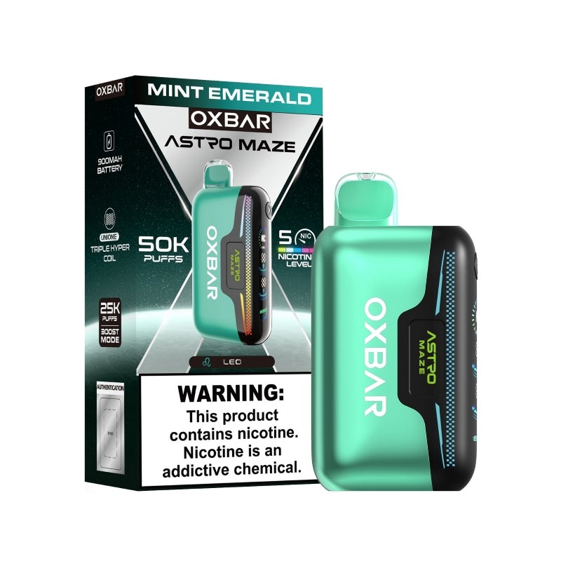 mint emerald oxbar astro maze 50k