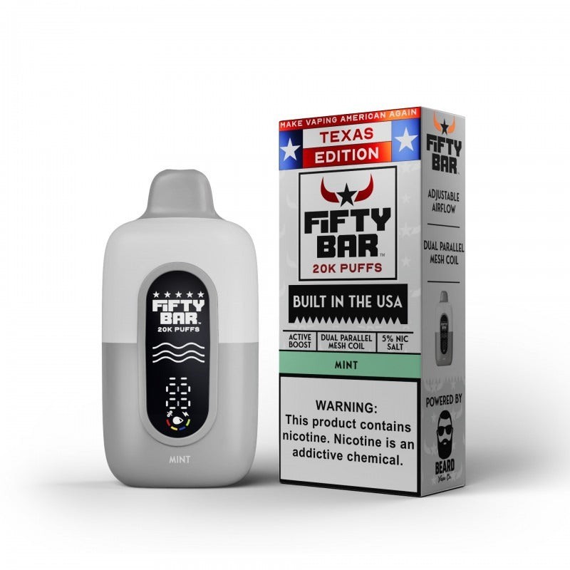 mint fifty bar texas edition 20k