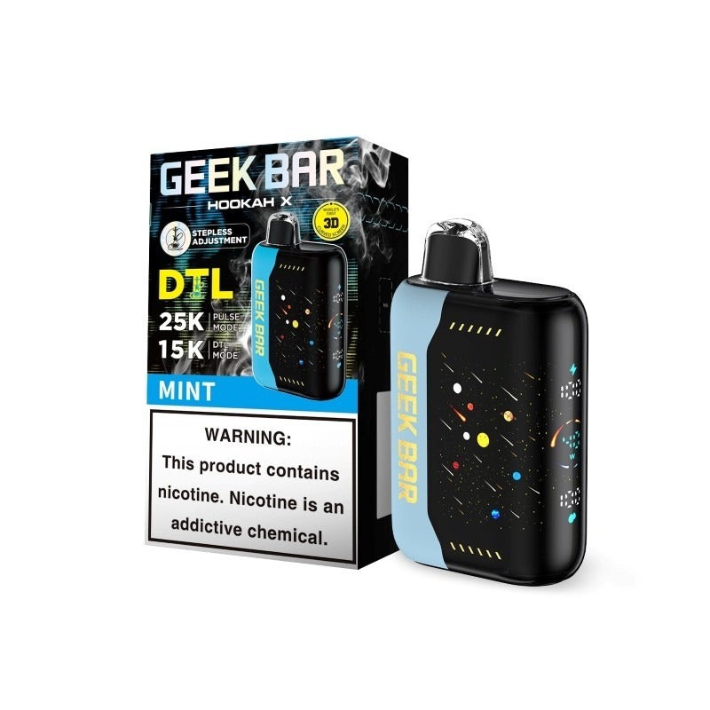 mint geek bar hookah x 25k