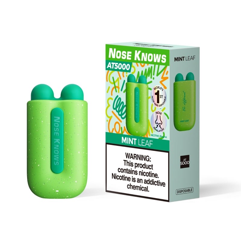 nose knows at5000 disposable mint leaf