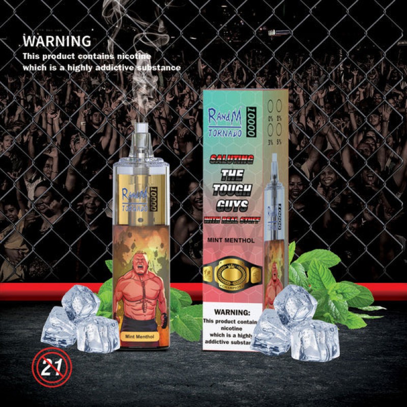 mint menthol r and m tornado 10000