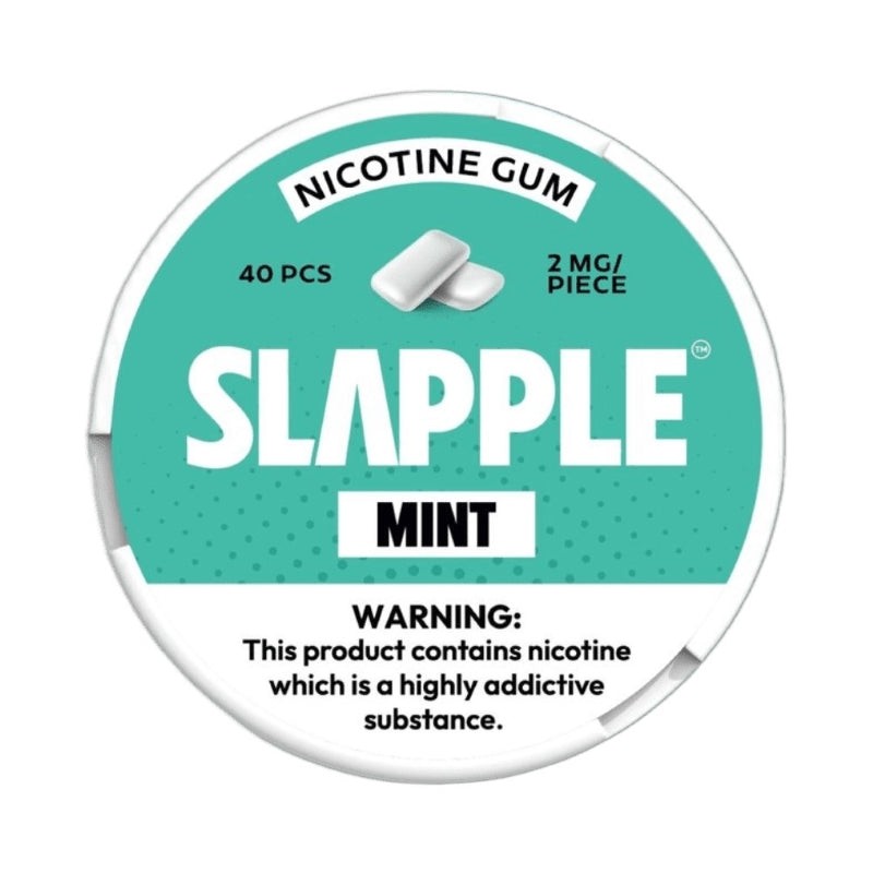 slapple nicotine gum mint