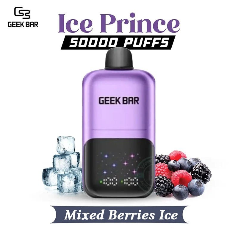 mixed berries lce geek bar ice prince 50k