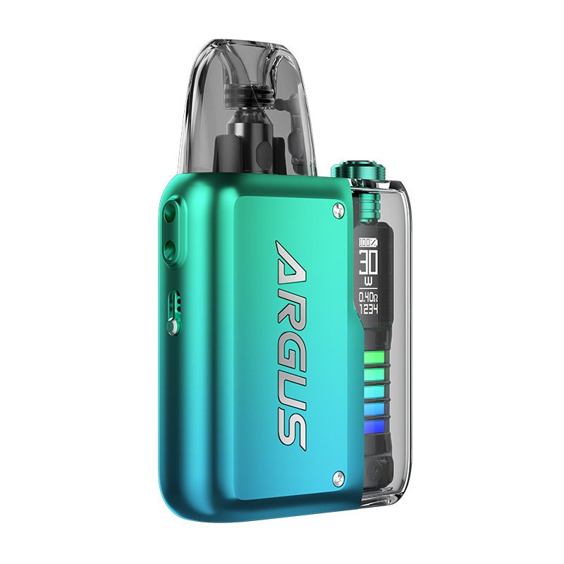 neon blue voopoo argus p2 kit