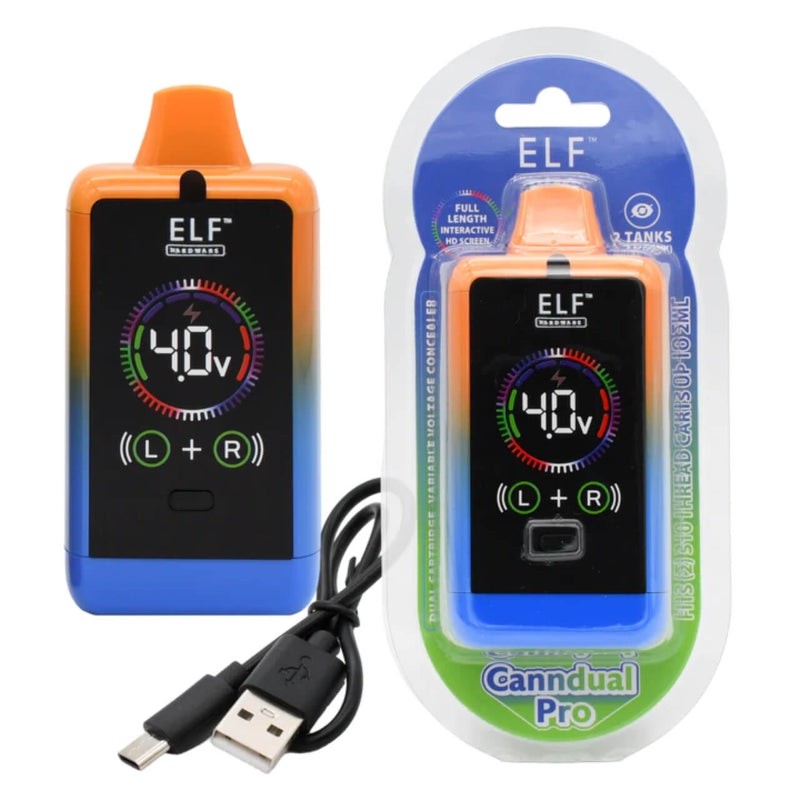 orange blue elf canndual pro 510 thread battery