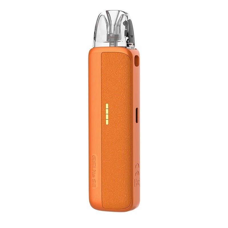 orange leather uwell caliburn g5 lite se kit