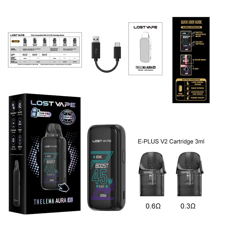 package lost vape thelema aura