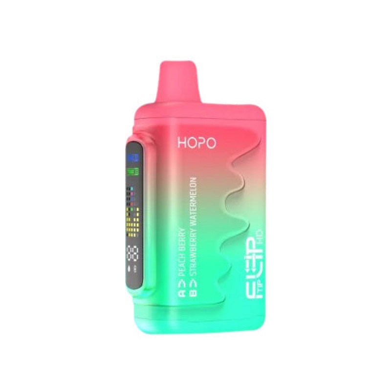 peach berry strawberry watermelon hopo fliptip hd 16000