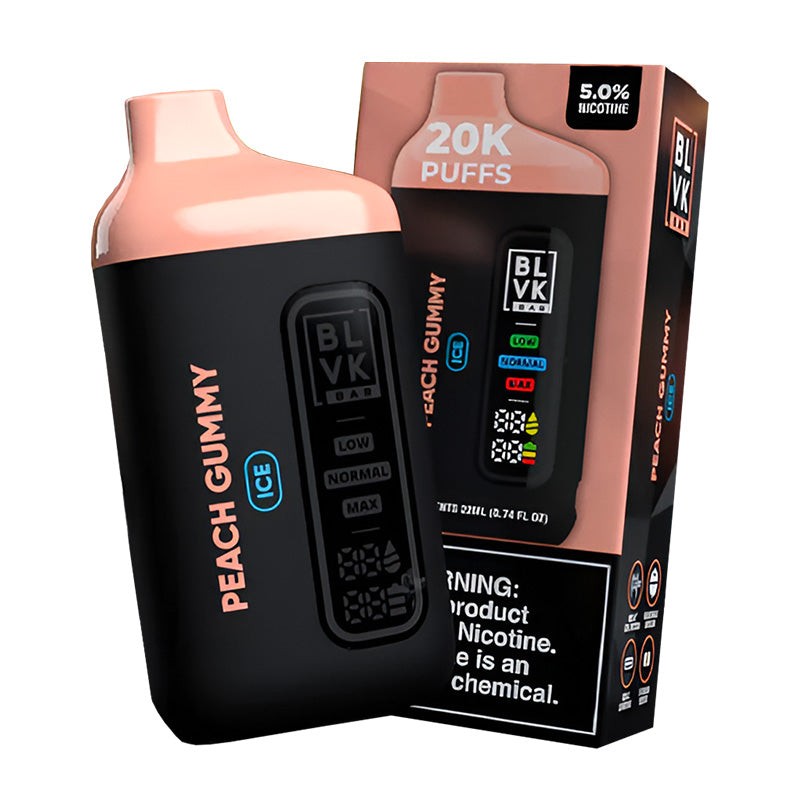 peach gummy ice blvk bar 20000