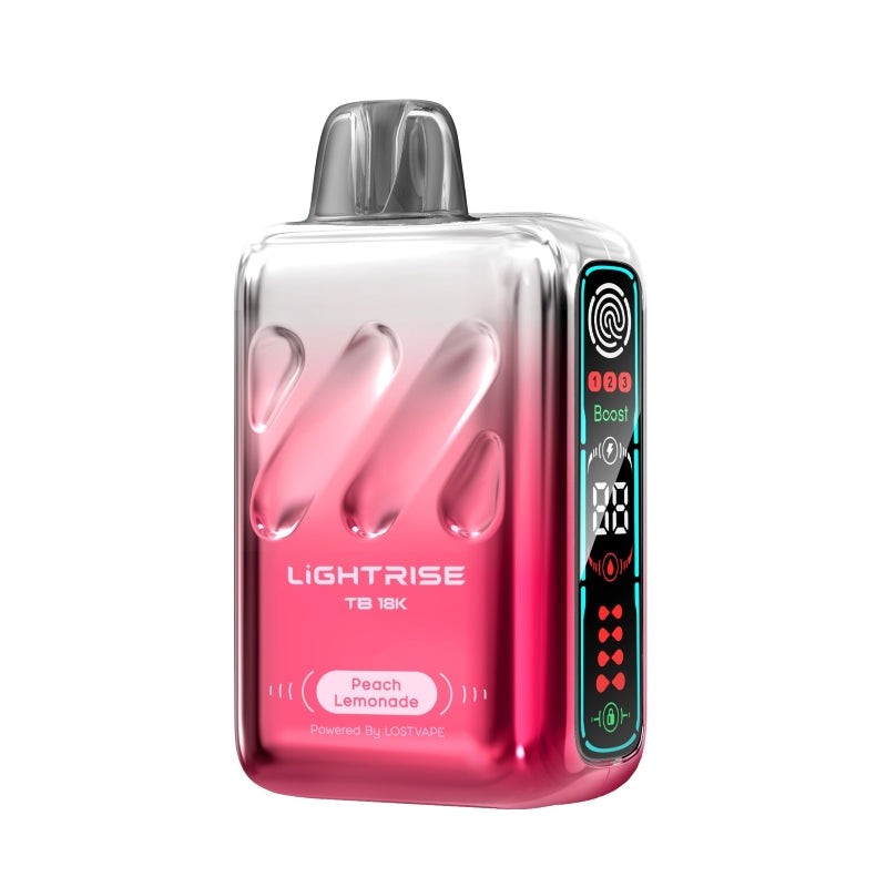 peach lemonade lost vape lightrise tb 18k