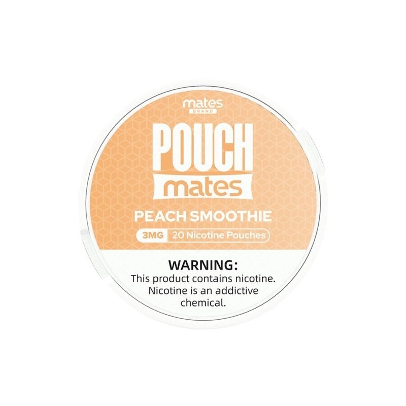 peach smoothie mates brand pouchmate nicotine pouchesmoothie