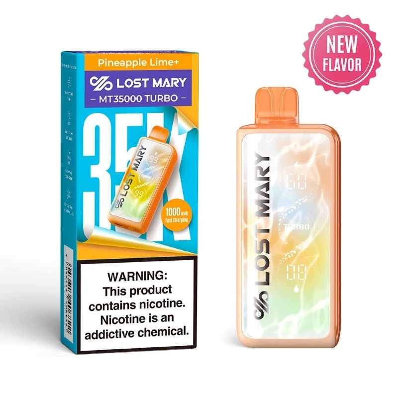 lost mary mt35000 turbo pineapple lime