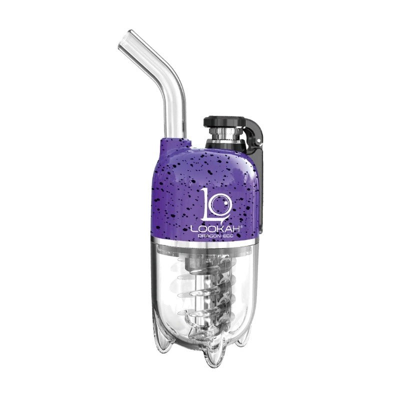 lookah dragon egg e-rig purple black spatter