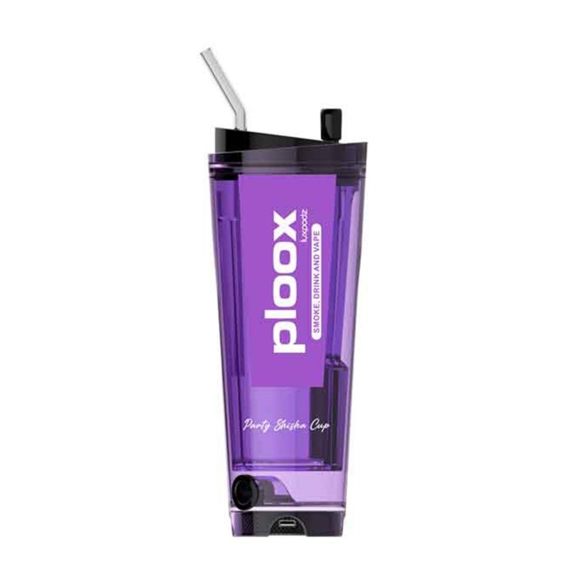 purple vape and drink cup