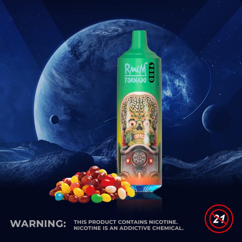 r and m tornado 9000 rainbow candy