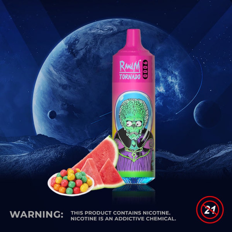 watermelon bubble gum r and m tornado 9000