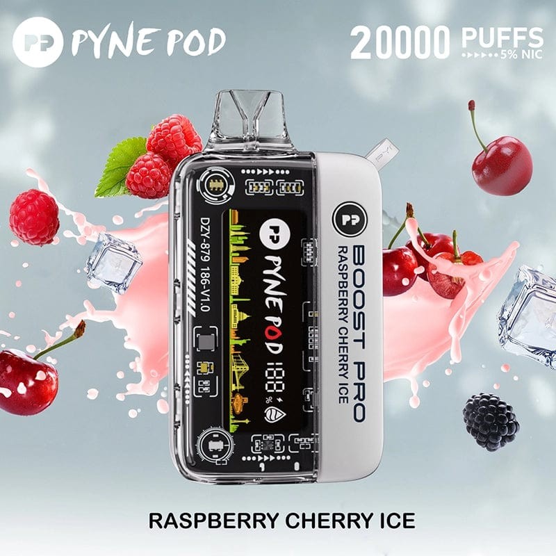 raspberry cherry ice pyne pod boost pro 20000