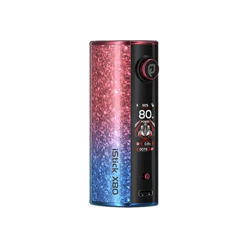 red blue gradient eleaf istick x80 box mod