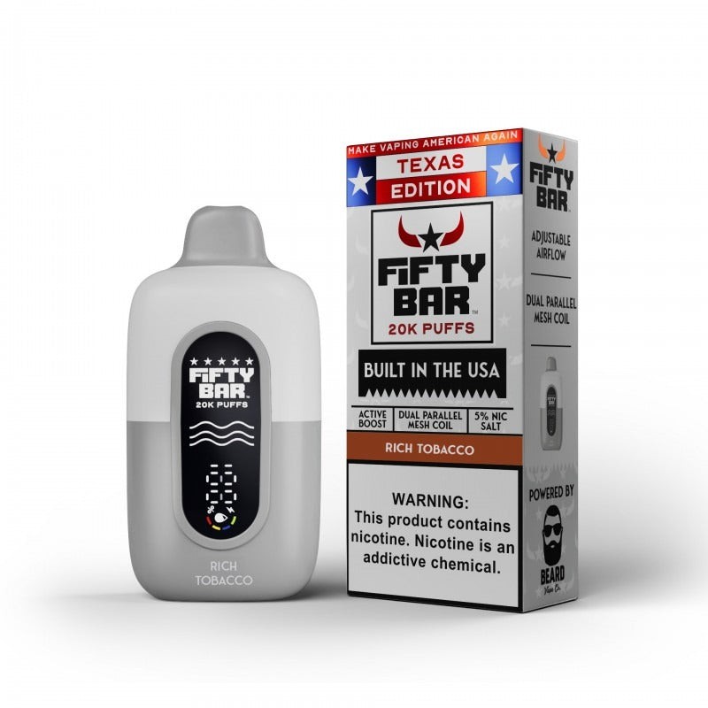 rich tobacco fifty bar texas edition 20000