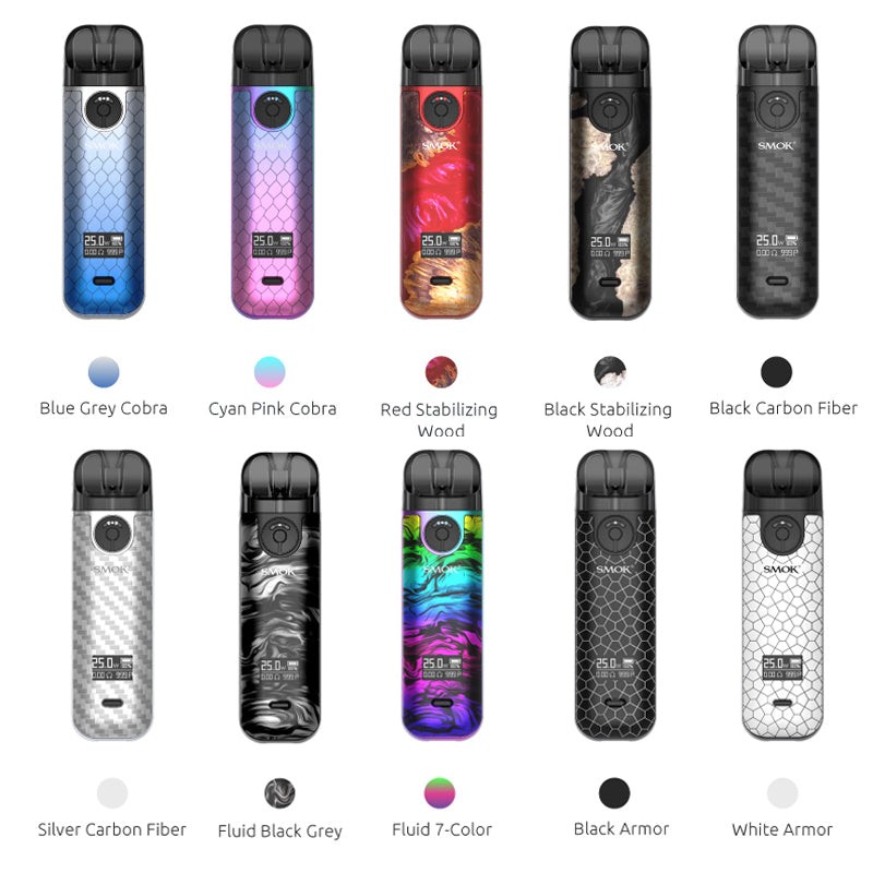 smok novo 4 all colors