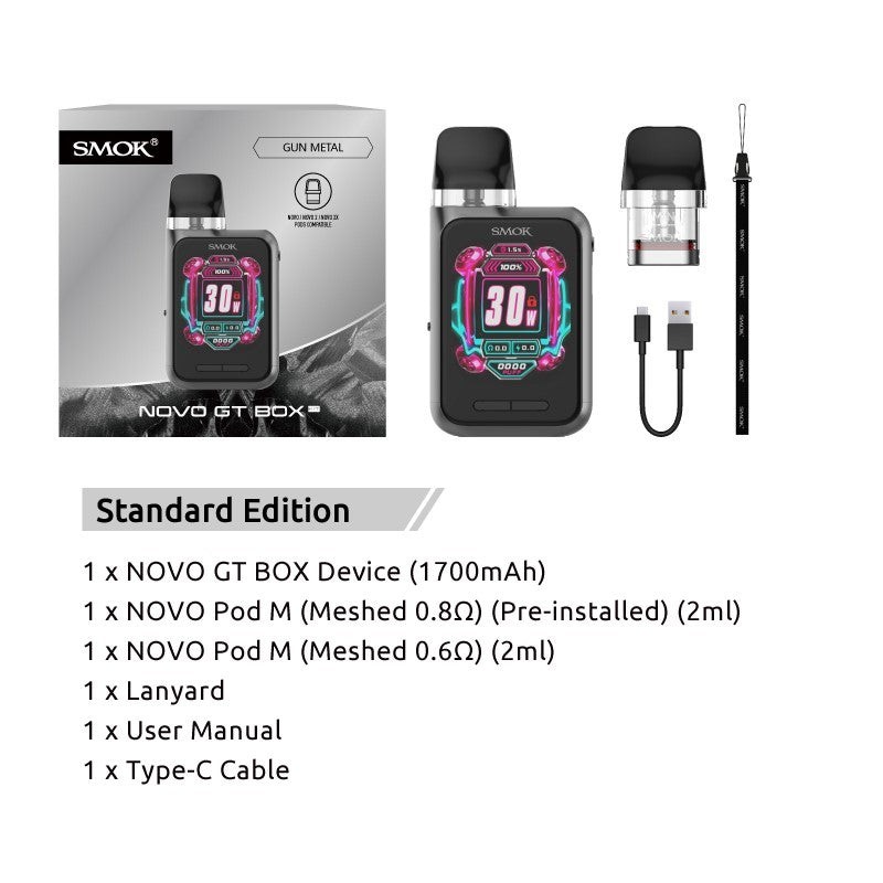 smok novo gt box package