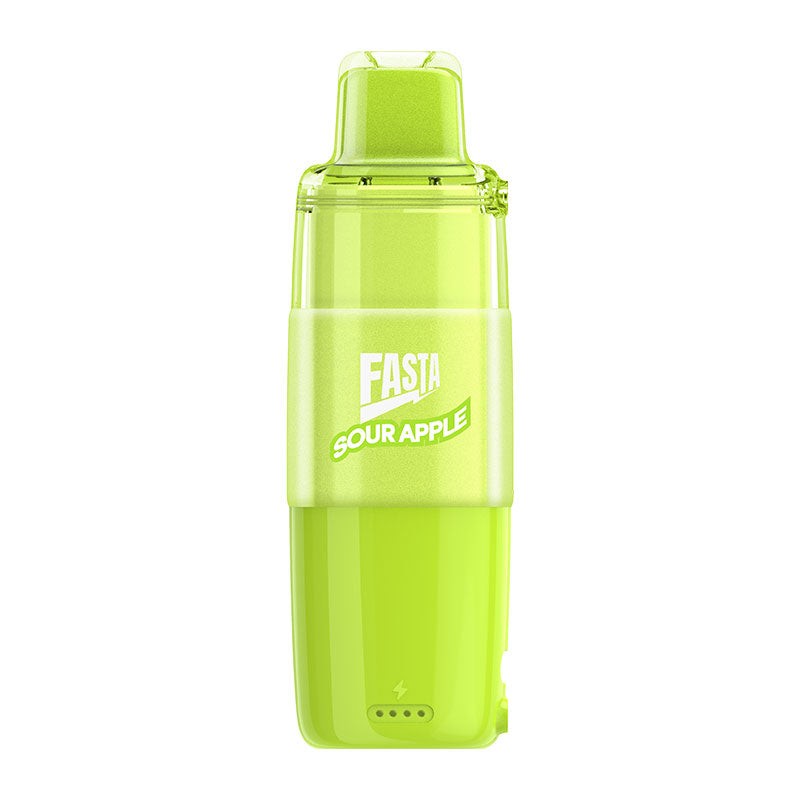 sour apple fasta 40000 disposable pod