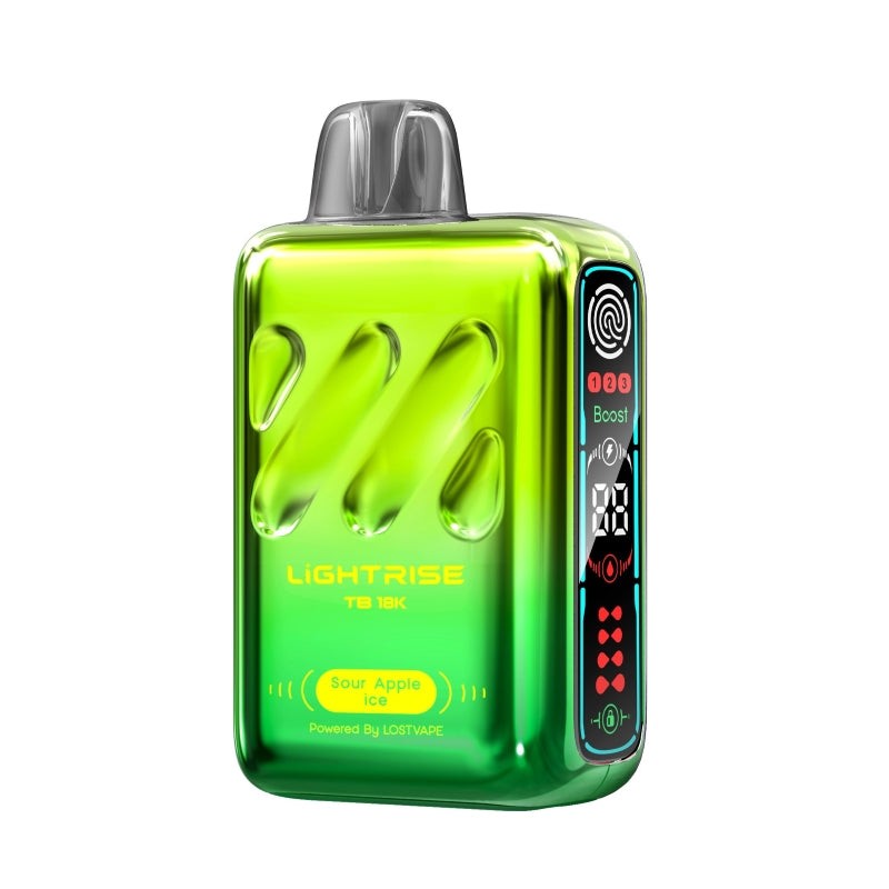 sour apple ice lost vape lightrise tb 18k