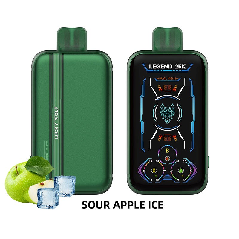 snowwolf lucky wolf legend 25k sour apple ice