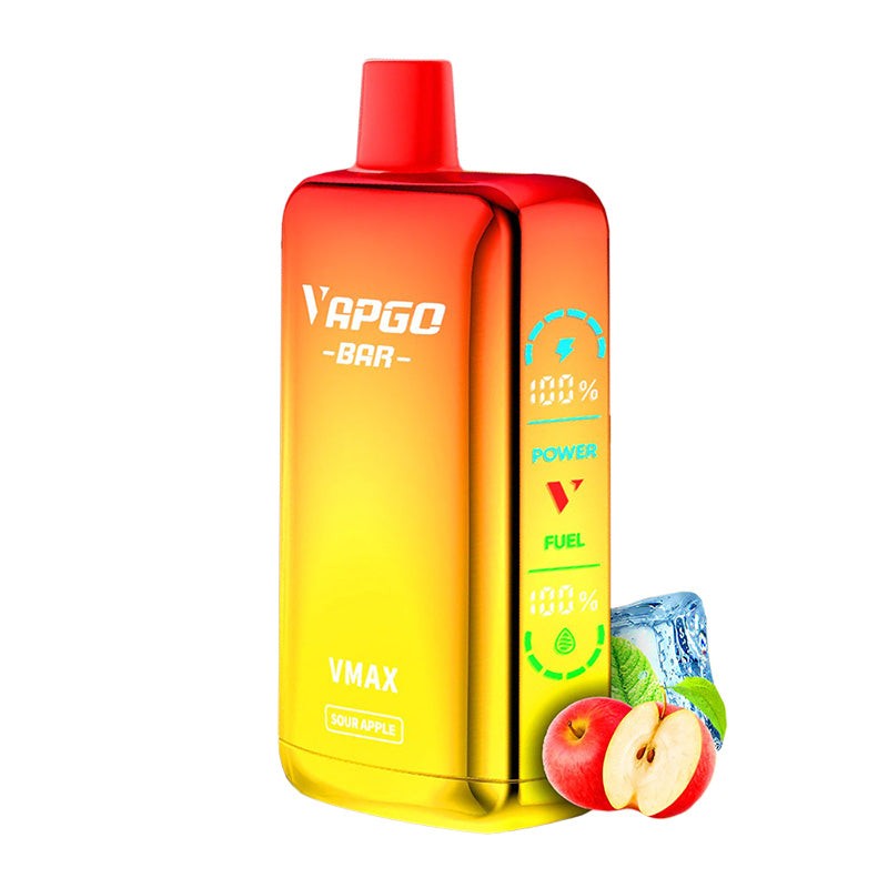 sour apple vapgo bar vmax 12000