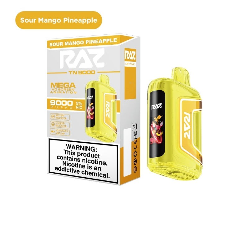 sour mango pineapple raz tn9000