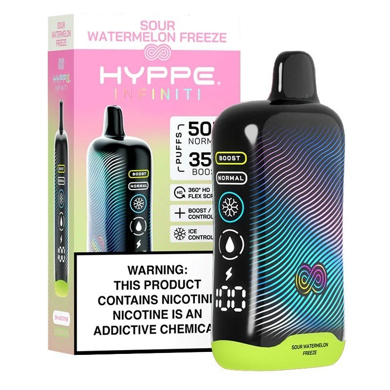 sour watermelon freeze hyppe infiniti 50k
