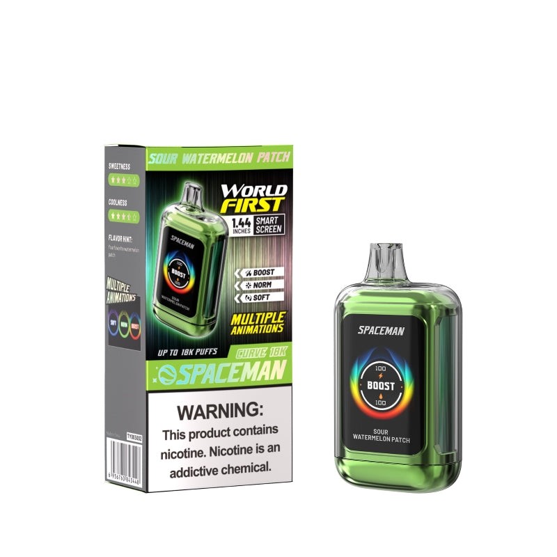 sour watermelon peach spaceman curve 18k