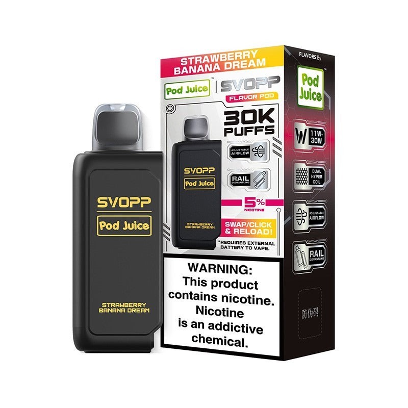 strawberry banana dream oxbar svopp pod 35k