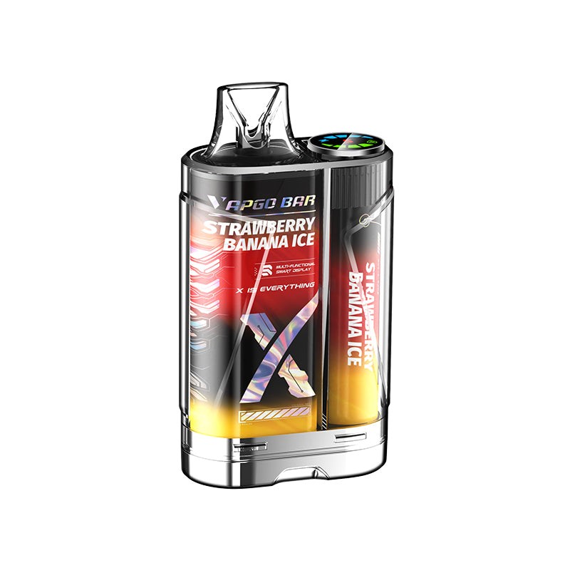 strawberry banana ice vapgo bar x 12000