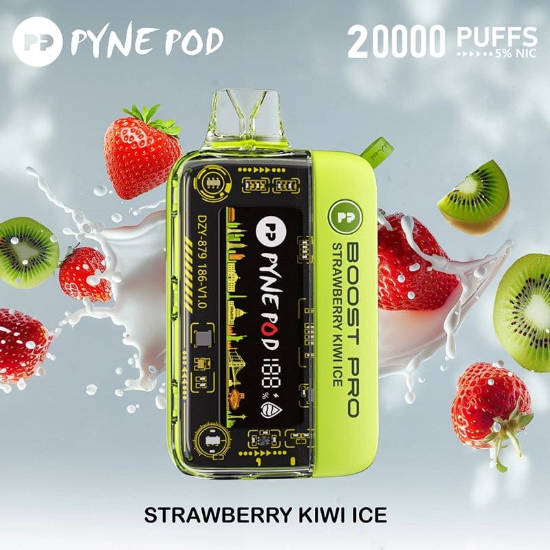 strawberry kiwi ice pyne pod boost pro 20000