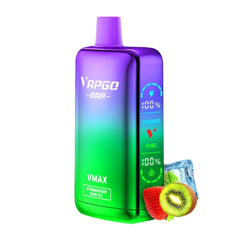 strawberry kiwi ice vapgo bar vmax 12000