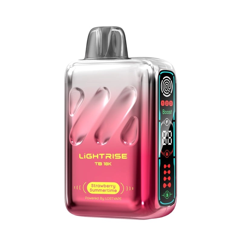 strawberry summertime lost vape lightrise tb 18k
