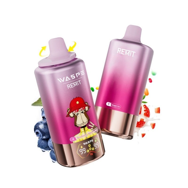 strawberry watermelon mr blue waspe & remit 4-in-1 100k