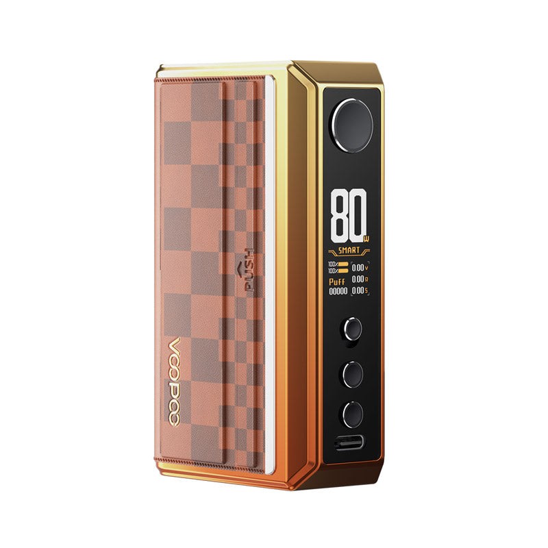 sunset orange voopoo drag 5 box mod