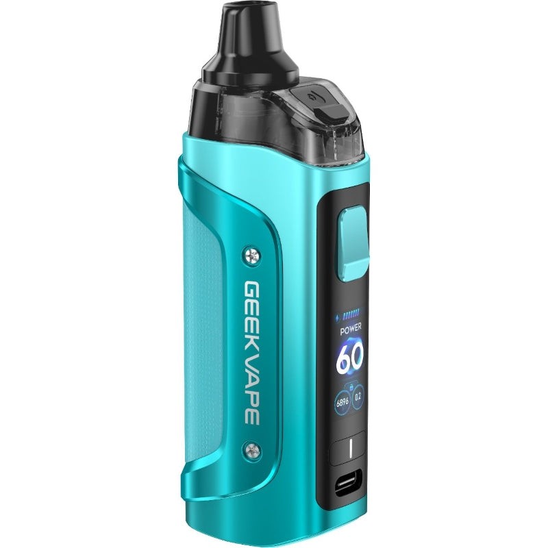 teal blue geekvape aegis boost 3