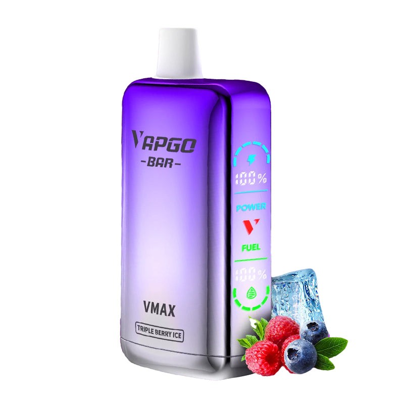 triple berry ice vapgo bar vmax 12000
