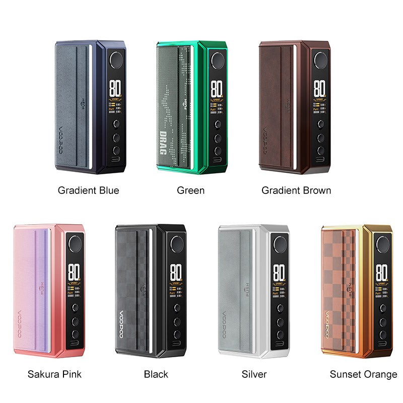 voopoo drag 5 box mod all colors